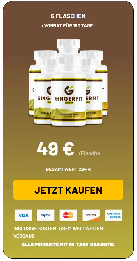 GingerFit-Angebotspaketpreis